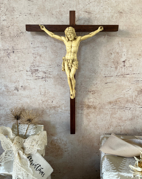 wooden mounted crucifix