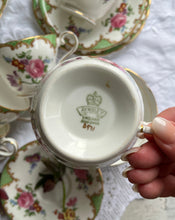 Load image into Gallery viewer, Aynsley  Vintage Tudor Green Tea Set
