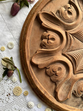 Load image into Gallery viewer, Vintage Hardwood Decorative Ceiling Rose
