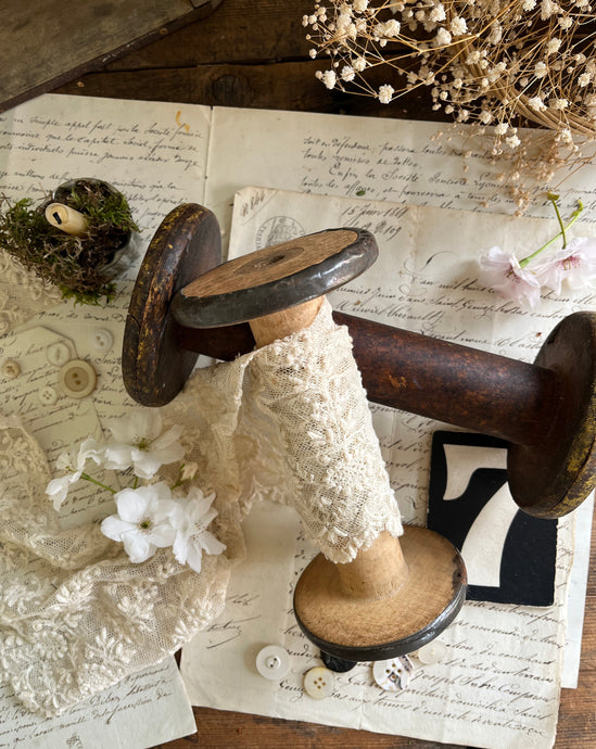 Vintage industrial cotton reel/spool