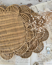 Load image into Gallery viewer, Set Of Four Rattan Placemats
