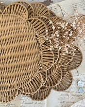 Load image into Gallery viewer, Set Of Four Rattan Placemats
