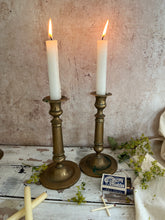 Load image into Gallery viewer, Vintage Brass Candlesticks
