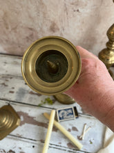 Load image into Gallery viewer, Vintage Brass Candlesticks
