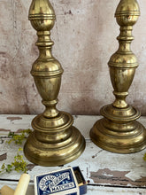 Load image into Gallery viewer, Vintage Brass Candlesticks
