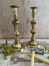 Load image into Gallery viewer, Vintage Brass Candlesticks
