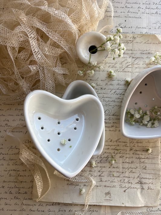 Small French Heart Cheese Strainer
