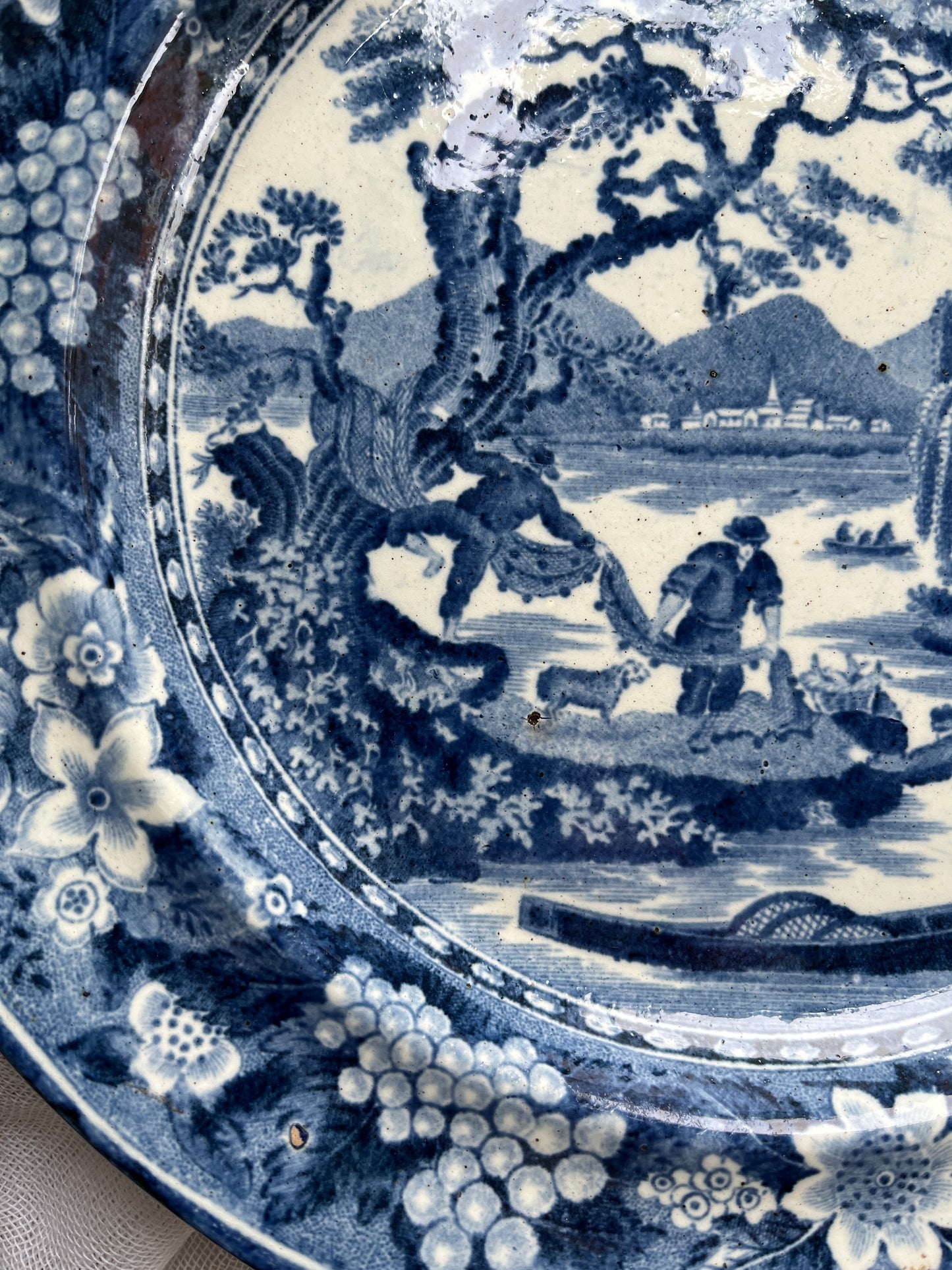Early Staffordshire Antique Plates