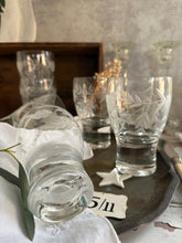 Load image into Gallery viewer, Vintage Etched Drinking Glasses
