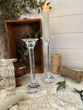 Load image into Gallery viewer, Villeroy and Boch Crystal Candlesticks
