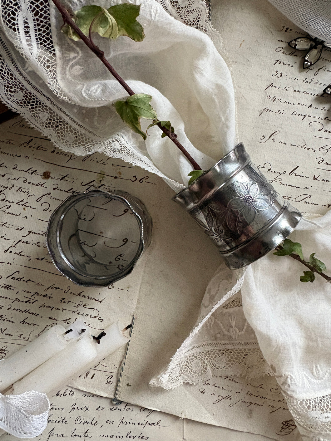 Two Vintage Napkin Rings