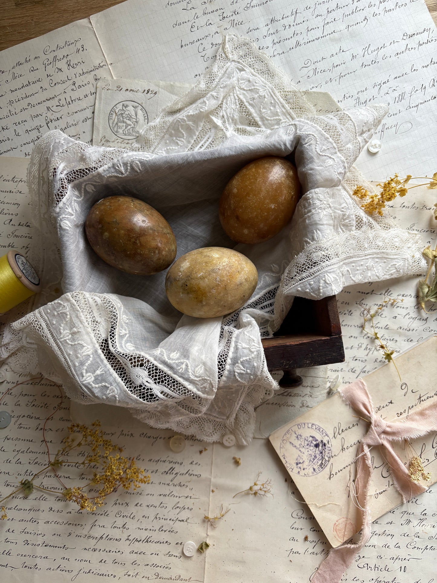 Decorative Marble Eggs Two Unique Assorted Sets Available