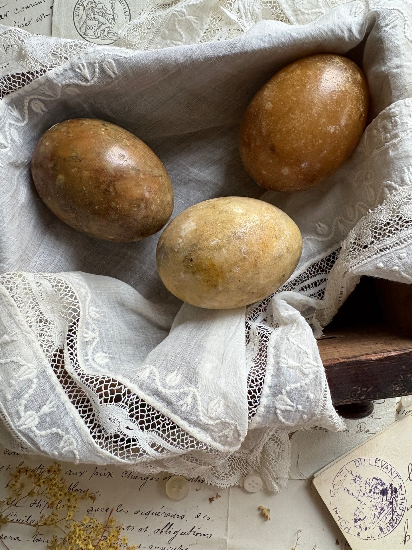 Decorative Marble Eggs Two Unique Assorted Sets Available