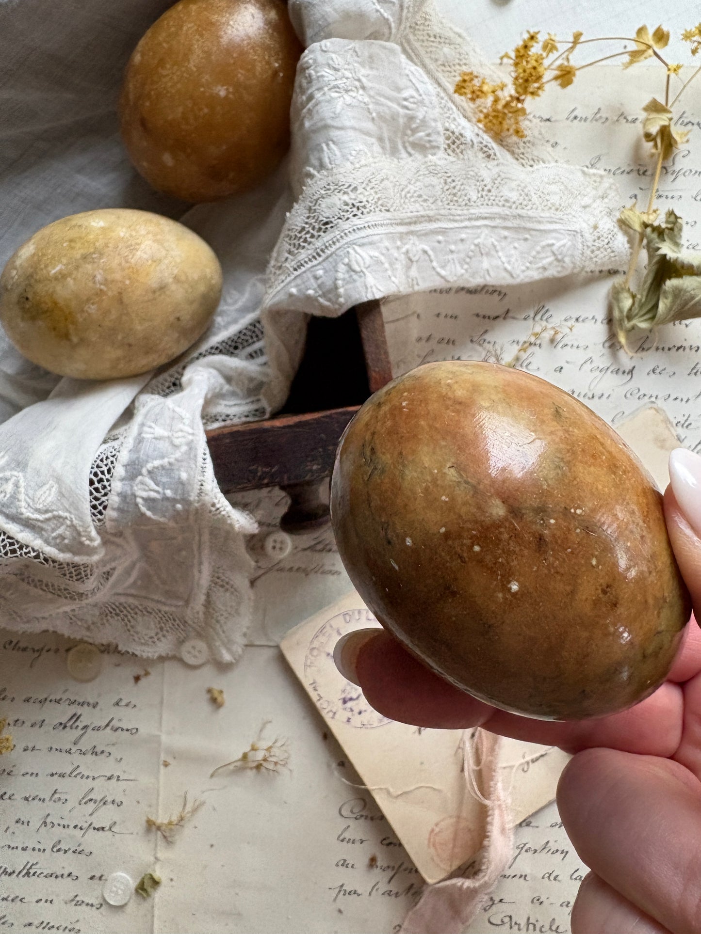 Decorative Marble Eggs Two Unique Assorted Sets Available