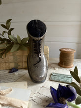 Load image into Gallery viewer, Antique Spelter Boot Pin Cushion
