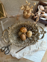 Load image into Gallery viewer, Filigree Brass Vintage Bowl
