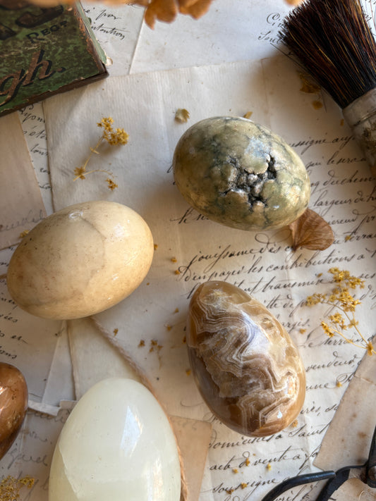 Five Assorted Marble Eggs