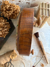 Load image into Gallery viewer, Antique Walnut Needlepoint Footstool
