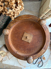 Load image into Gallery viewer, Antique Walnut Needlepoint Footstool
