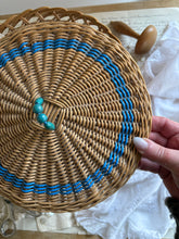 Load image into Gallery viewer, Vintage Wicker Lidded Basket
