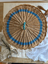 Load image into Gallery viewer, Vintage Wicker Lidded Basket
