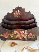Load image into Gallery viewer, Small Antique Wooden Letter Rack
