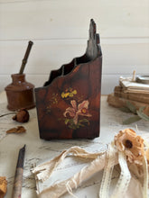 Load image into Gallery viewer, Small Antique Wooden Letter Rack
