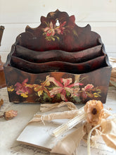 Load image into Gallery viewer, Small Antique Wooden Letter Rack
