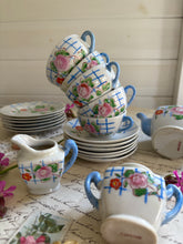 Load image into Gallery viewer, Vintage Children&#39;s Floral Tea Set
