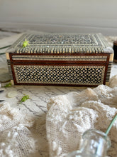 Load image into Gallery viewer, Vintage Mother Of Pearl Jewellery Box
