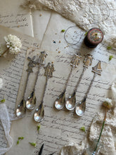 Load image into Gallery viewer, Six EPNS Dutch Souvenir Mini Spoons
