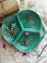 Load image into Gallery viewer, Turquoise German Majolica Dish
