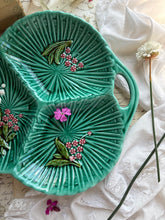 Load image into Gallery viewer, Turquoise German Majolica Dish
