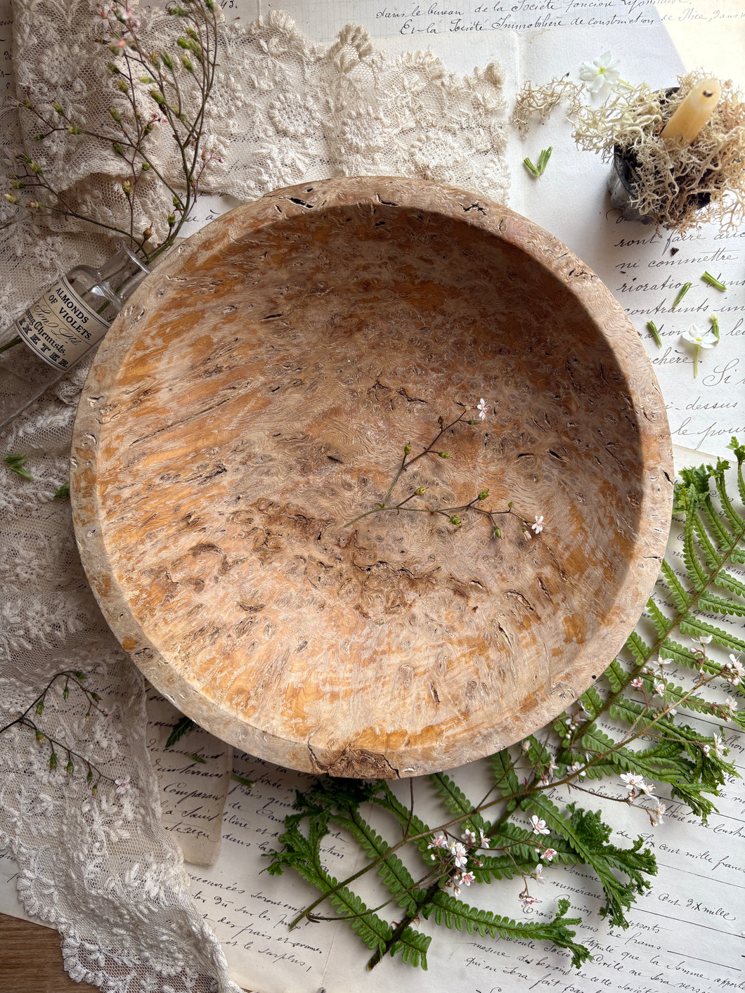 Hand Carved Decorative Bowl