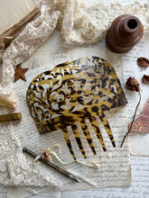 Load image into Gallery viewer, Antique Spanish Tortoiseshell Effect Hair Comb
