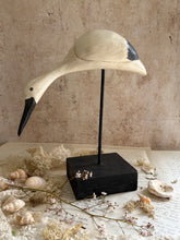 Load image into Gallery viewer, Tall Wooden Crane Bird
