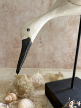Load image into Gallery viewer, Tall Wooden Crane Bird

