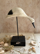 Load image into Gallery viewer, Tall Wooden Crane Bird
