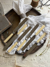 Load image into Gallery viewer, Antique Set of 6 Dessert Knives
