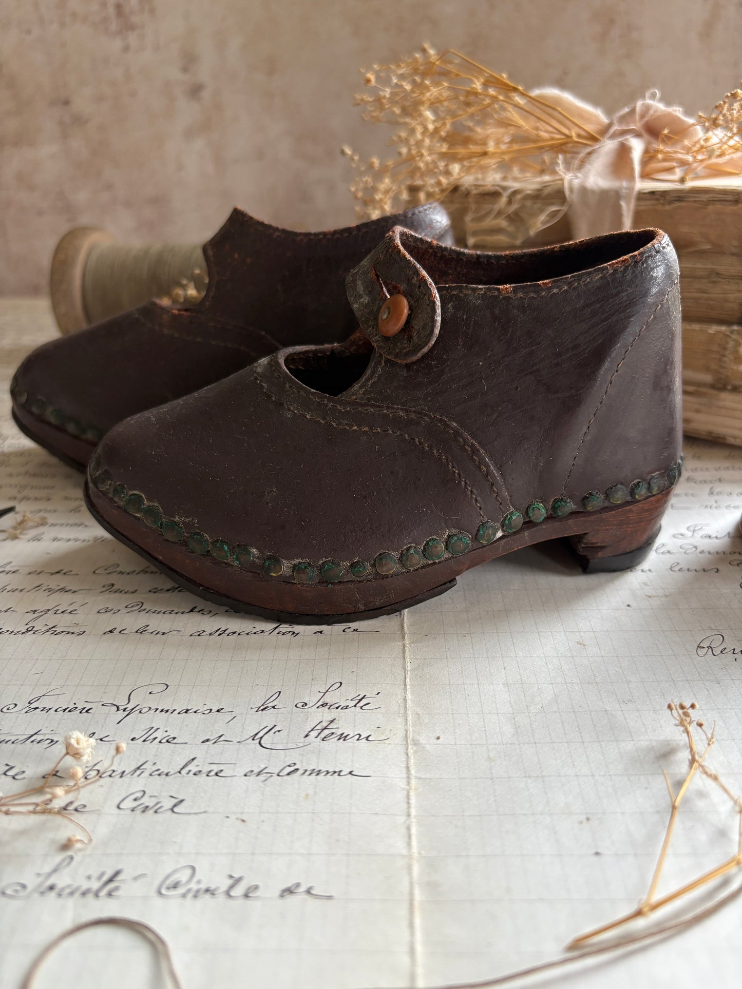 Antique Child’s Leather Shoes