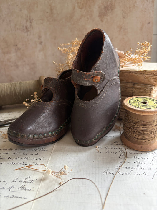 Antique Child’s Leather Shoes