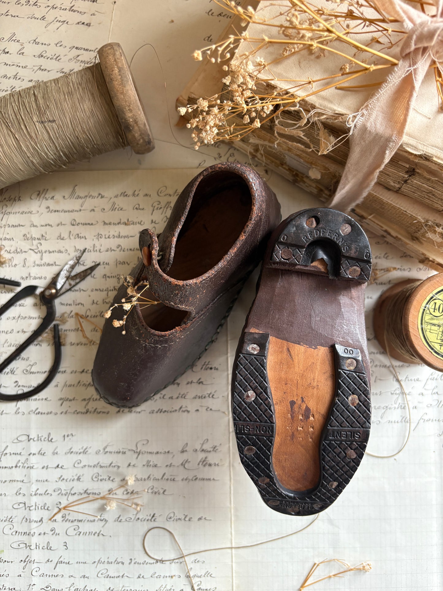 Antique Child’s Leather Shoes