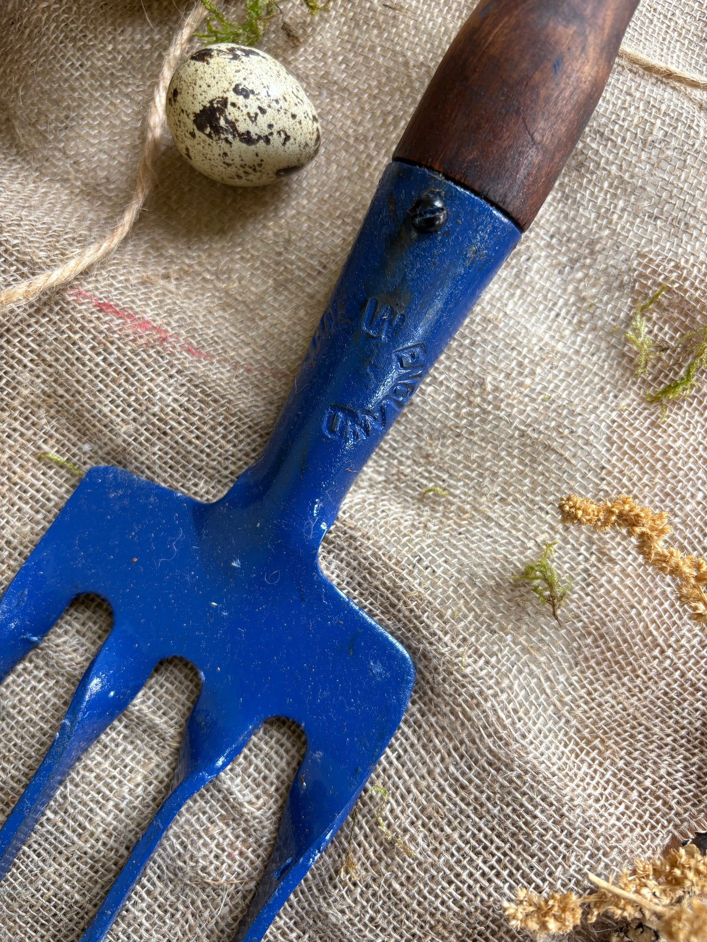 Selection Of Rustic Garden Tools