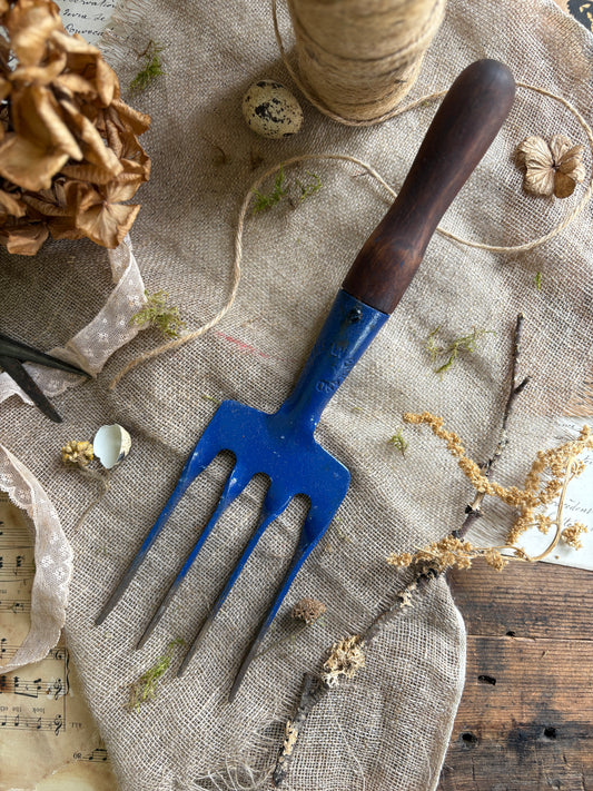 Selection Of Rustic Garden Tools