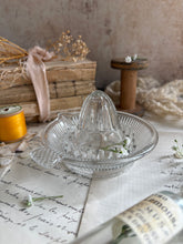 Load image into Gallery viewer, Vintage Clear Glass Lemon Juicer
