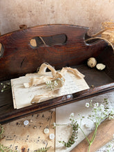 Load image into Gallery viewer, Georgian Oak Cutlery Tray with Shaped Sides &amp; Carry Handles
