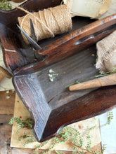 Load image into Gallery viewer, Georgian Oak Cutlery Tray with Shaped Sides &amp; Carry Handles
