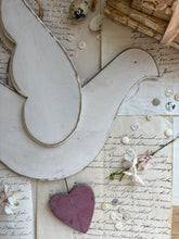 Load image into Gallery viewer, Rustic Wooden Hanging Dove
