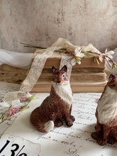 Load image into Gallery viewer, Vintage Red Fox Ceramic Salt &amp; Pepper Pots

