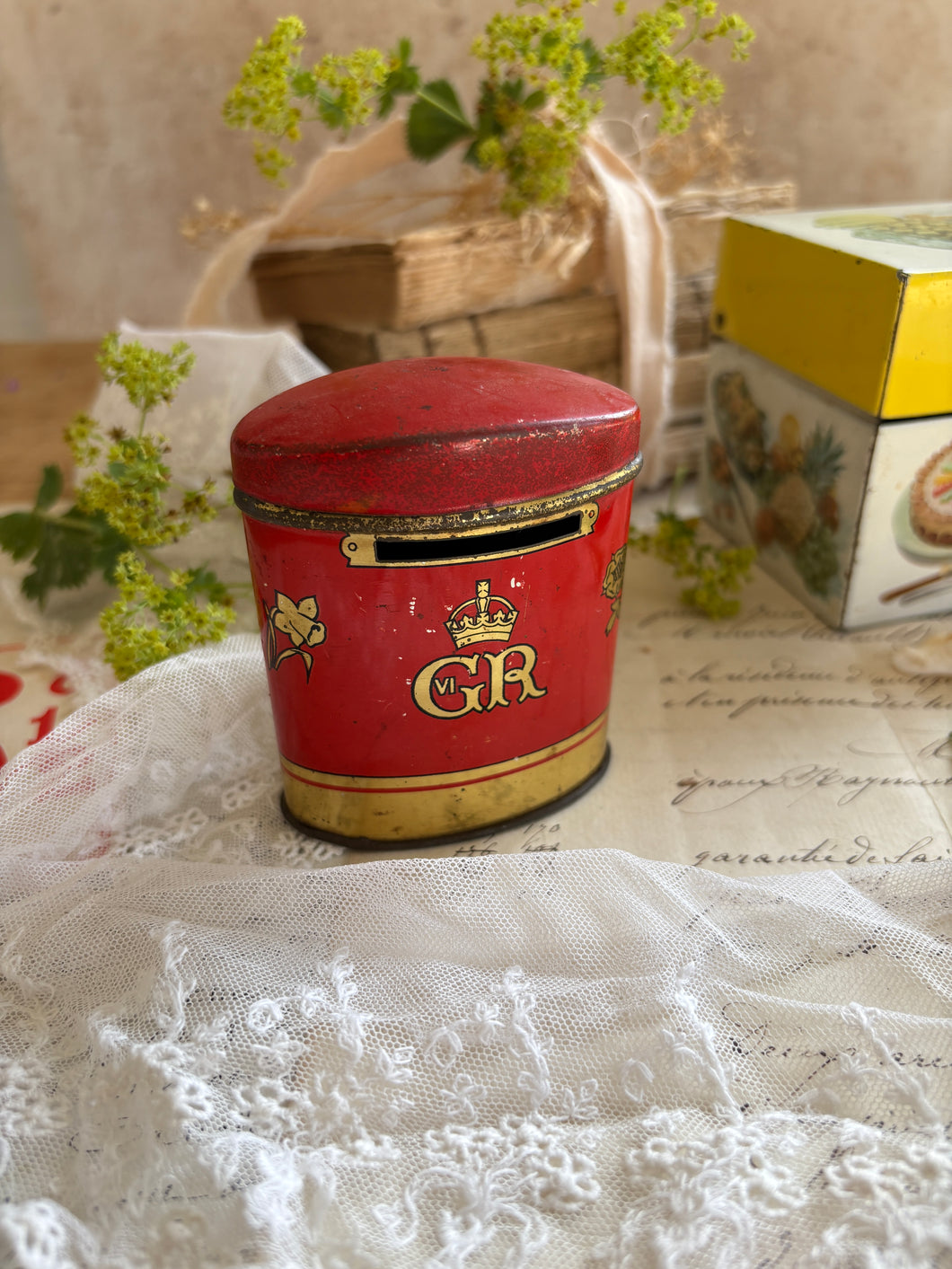 Vintage Metal Advertising Tins